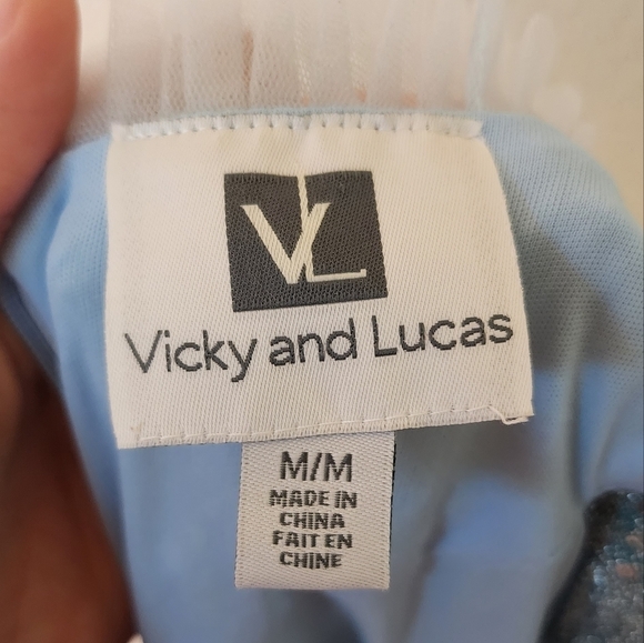 Taylor Swift 1989 Life Of A Showgirl Movie Vicky and Lucas Sequin Dress M - Picture 7 of 9